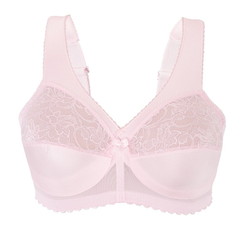 Glamorise Size 36A or B "Wireless" SOFT-CUP Bra Pink NEW